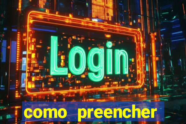 como preencher recibo de pagamento